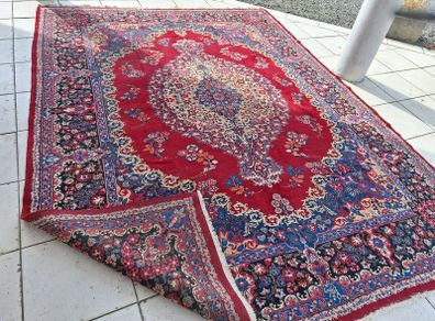 XL Persian Mashad rug 378cm x 300 Signed