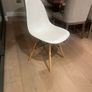 4 Eames style white chairs Image 2
