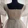 Pin up girl - short, airy, flared dress with puff sleeves Image 7