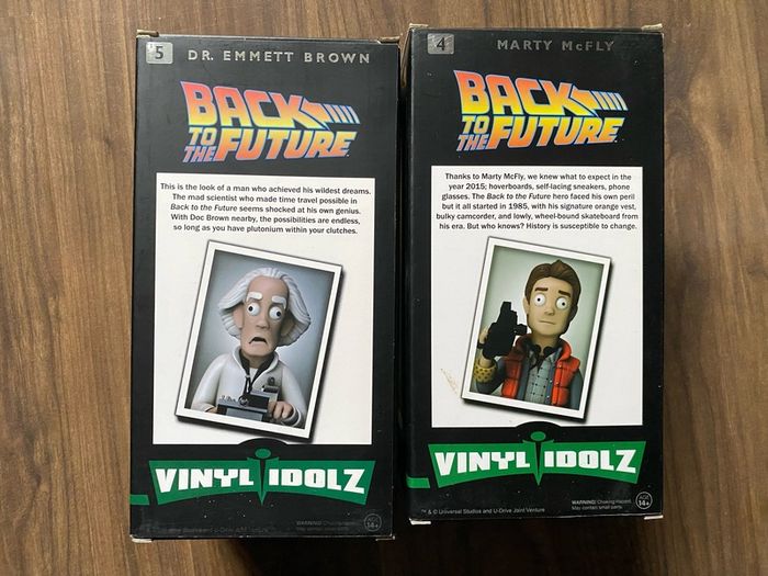 Vinyl idolz back to the future figures