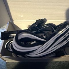 ATX PSU cable extension kit black/white