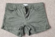 Green Shorts H&amp;M Women Size 10