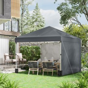3x3 Pop Up Gazebo with Sidewalls