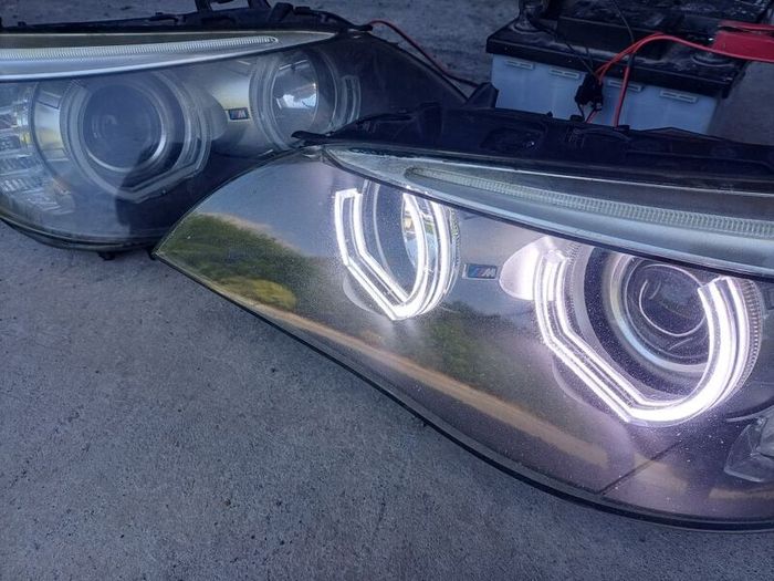 Bmw E60 LCI customised headlights