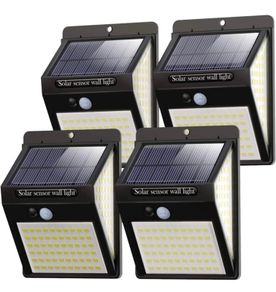140LED Solar Security Lights Outdoor, Litogo Solar Motion Sensor Lights 270 Degree Wide Angle Waterproof Solar Powered Durable Wall Lights Outside 3 Modes for Garden Fence Door Yard Garage Pathway Pack Of 4(FREE POSTAGE)