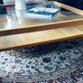 Glass Coffee Table with storage and Lamp Table Image 3