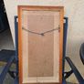 Old wooden rectangular mirror Image 2