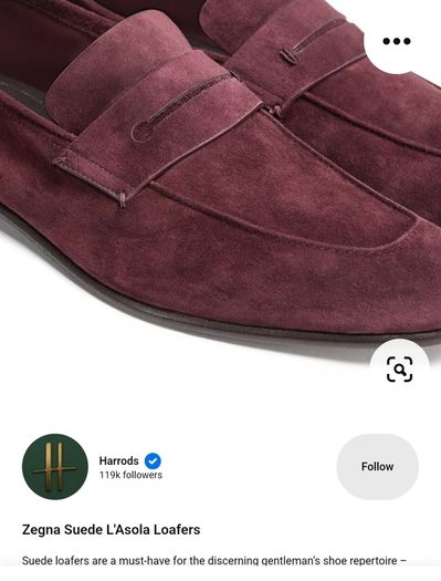 KURT GEIGER suede leather mocasins Sz 44 (10UK) - Rrp 220