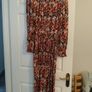 Floral full length Dress size 12 with sleeves Image 2