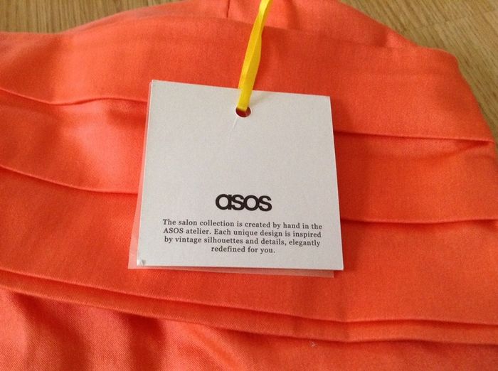 Asos orange dress