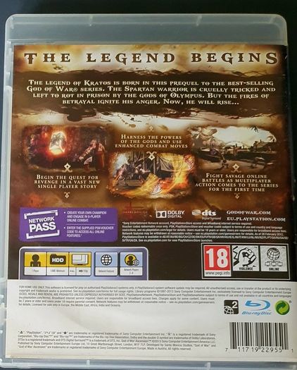 Ps3 Game God Of War Ascension Playstation 3 For Sale In Swords Dublin