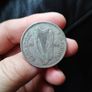 1934 Ireland Silver Half Crown Coin Image 2