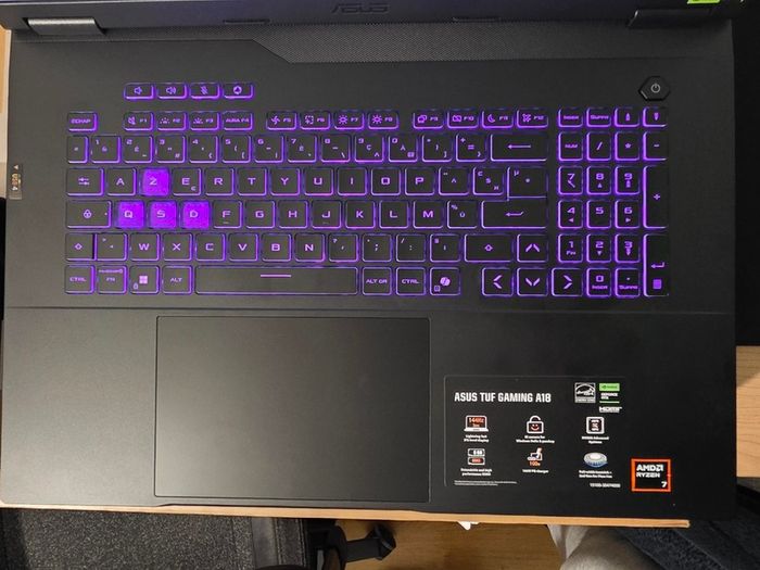 Asus Tuf Gaming A18 Fa808um | Rtx 5060 8gb | Ryzen 7 260 | 32gb Ddr5 | 1tb Nvme | 18" Fhd+ 144hz | Warranty Until Aug 2028