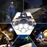 Powerful Headlamp USB Rechargeable Head Lamp 7 LED Headlight Waterproof Head Flashlight Torch Lantern Image 5