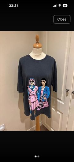Savida grey pink  cotton top - NWOT - size 14