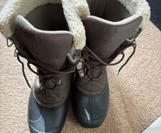 Furry lined mid calf boots - great condition, hardly used