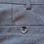 Meyer roma trousers Size 44/32 zip fly grey polyester In excellent condition Image 2
