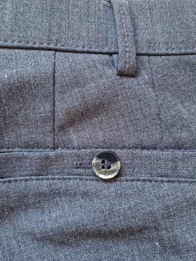 Meyer roma trousers Size 44/32 zip fly grey polyester In excellent condition