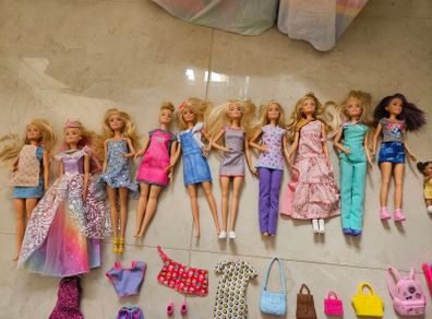 Collection of Barbie Dolls
