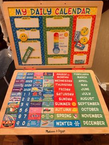 Magnetic board - days months year seasons