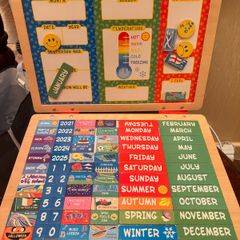 Magnetic board - days months year seasons