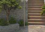 Garden Lamp Post 2 Lamps 220cm