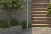 Garden Lamp Post 2 Lamps 220cm