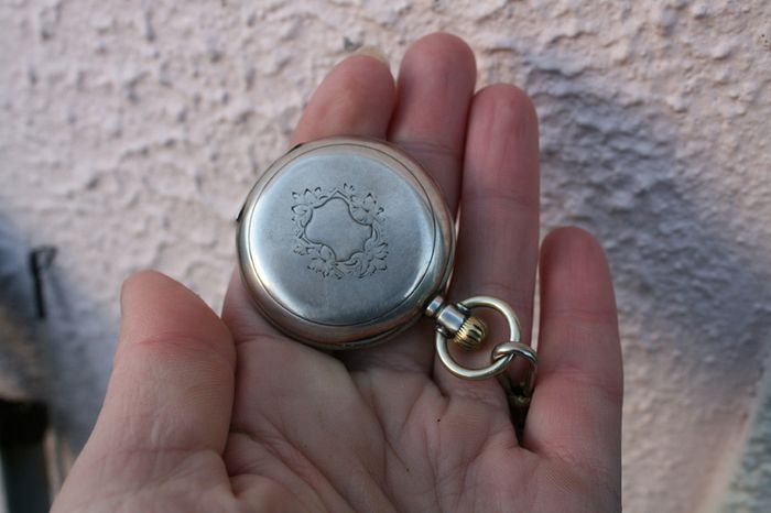 Vintage Sterling Silver Pocket Watch