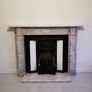 Regency Carrera Marble Bullseye Fireplace Image 2