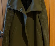 Zara wool blend khaki Coat