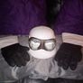 Vintage Corker motorcycle helmet. Image 4