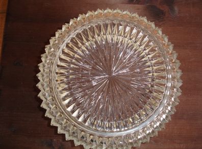 Davidson Art Deco Flint Glass Fruit Bowl No. 695 Circ 1920's