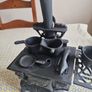 Mini Crescent CAST IRON Stove/Oven with stove items Image 5
