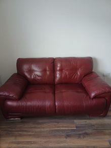 leather sofa