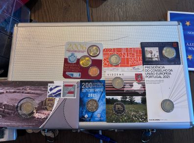 Euro UNC Mixed Coin Collection