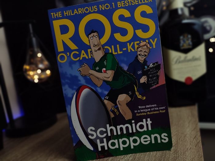 Schmidt Happens ! Hand Signed by Ross O'Carroll-Kelly ! 2019 ! by Penguin Ireland !