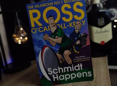 Schmidt Happens ! Hand Signed by Ross O'Carroll-Kelly ! 2019 ! by Penguin Ireland !