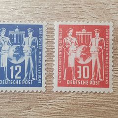East Germany 1949 "Postal Workers' Union Congress" Complete Set unused - free standard postage