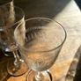 Antique Champagne and Sherry glasses Image 8