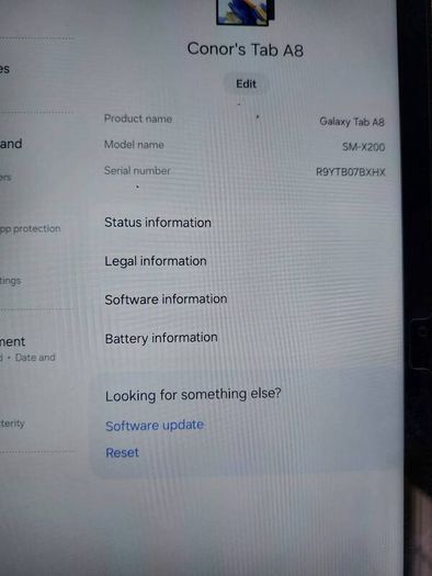 Samsung Galaxy Tab A8 32GB Wi-Fi + Genuine Samsung Case + Box