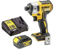 DeWalt DCF887 18V XR Brushless Impact Driver, 4Ah Battery & Charger