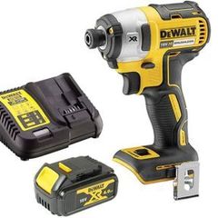 DeWalt DCF887 18V XR Brushless Impact Driver, 4Ah Battery & Charger