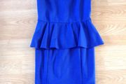 Blue Peplum dress