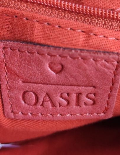 Oasis Orange 100% Real Leather 3 in 1 bag