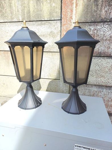 Vintage Pillar Lamps