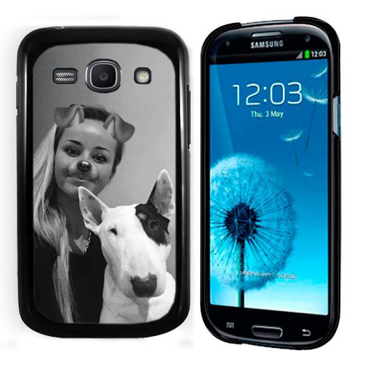 Samsung Galaxy Ace 4 - Personalised Hard Case - Black Or White