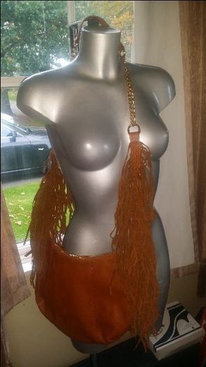 Brand new large cross body shoulder brown fringe bag by Tally Weijl Postage included Read description please