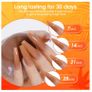 Brand New GELFAVOR Gel Nail Polish Set UV Nail Polish Brown Black Grey Image 4