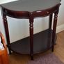 Hall Table And matching  mirror Mahogany colour Image 3