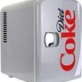 Diet Coke 4L Portable Cooler/Warmer, Compact Personal Travel Fridge for Snacks Lunch Drinks Cosmetics, Includes 12V and AC Cords (FREE SHIPPING) Image 2
